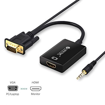 VGA+USB Audio to HDMI Adapter